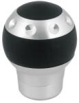 LAMPA Sebváltógomb - bőr-alu - fekete, gömb