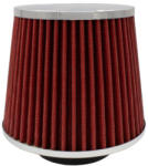 MAXSPEED sport levegőszűrő - króm/piros - 15, 5cm