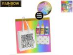  Szivárványos batikoló készlet 25x30 cm-es táskával és 3 üveg festékkel - vackorjatek