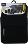 Dunlop univerzális autószőnyeg szett - két oldalas - textil/gumi - fekete
