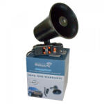 MAXSPEED 3 szólamú sziréna + mikrofon - 80W 12V