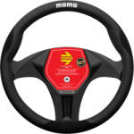 MOMO Comfort kormányvédő - fekete-fehér - 38-39cm - M