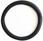  Bőrhatású szellőző kormányvédő - fekete - 36-38cm