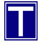  Tanuló vezető T betű - mágneses - kicsi - 10x10cm