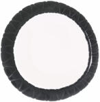  Plüss kormányvédő - fekete - 38 cm