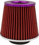 MAXSPEED sport levegőszűrő - króm/piros/lila - 15, 2cm