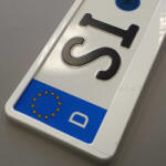 UTAL rendszámtábla keret - fehér - 1db