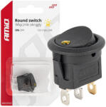  Amio Ledes kapcsoló - sárga - 12V 20A