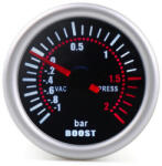  Turbónyomás mérőóra fekete számlappal - 84030 2BAR