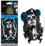 Aroma Car Dia De Los Muertos illatosító - Pink és Blue Diamond Girl