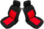 Bottari 2db-os trikó üléshuzat- szivacsos - fekete-piros