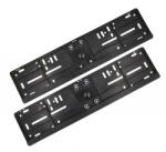  Rendszámtábla keret - fekete - párban