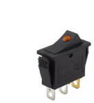  2 állású kapcsoló sárga Leddel - 250V 16A