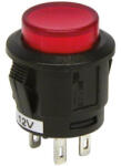 CARPOINT Nyomógomb - piros