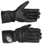 LAMPA T-Maxter motoros kesztyű - bőr - fekete - S