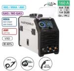 Mastroweld MASTRO MIG-180 SYN fogyóelektródás védőgázas inverteres hegesztő 35 - 180 A | 230 V (006180SYNLCD)