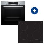 Bosch HBG578ES3 Beépíthető sütő + Bosch PUE611BB5E Beépíthető indukciós főzőlap