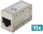 ASSMANN Assmann-DIGITUS CAT 6, moduláris csatlakozók, árnyékolt - 10 darab - AT-AG-8-8-C6S-10 (AT-AG-8-8-C6S-10)