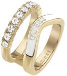 Guess Eredeti aranyozott gyűrű Perfect Liaison JUBR03072JWYGWH 52 mm