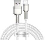 Baseus CAFULE adatkábel (USB - Type-C, 66W, gyorstöltő, 200cm, törésgátló) FEHÉRCAKF000202 (122151)