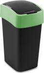 Keter FLIP BIN billenő fedeles szemetes 25L, fekete/zöld 229414 (02171-847) (229414)