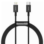 Baseus SUPERIOR adatkábel (Type-C - lightning, 20W, PD gyorstöltő, 100cm, törésgátló) FEKETECATLYS-A