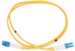 Extralink PATCHCORD LC/UPC-LC/UPC SM G. 652D DUPLEX 3.0MM 1M PVC - 1 m cablu InfiniBand/fibră optică FTTH Galben (EX.3623)
