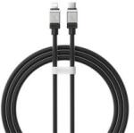 Baseus COOLPLAY adatkábel (Type-C - lightning, 20W, gyorstöltő, 100cm, törésgátló) FEKETECAKW000001