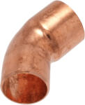 IBP 5040 forrasztható réz ív, 45°, 1 tokos, 18mm (5040018000000)