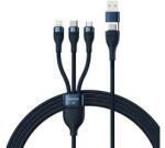 Baseus adatkábel (2in1 USB/Type-C - 3in1 lightning/microUSB/Type-C, 5A, gyorstöltő, 100W, 120cm) SÖT