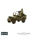 Warlord Games Vehicul de Razboi WARLORD GAMES Bolt Action US Army Jeep with 30 Cal MMG 14 Ani+ (5060393709282)