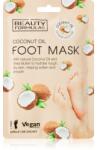 Beauty Formulas Coconut Oil hidratáló és tápláló maszk lábakra