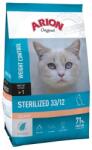 ARION Hrană pisici sterilizate ARION Original Sterilized 33/12, 7, 5 kg cu somon, controlul greutății și susținerea tractului urinar
