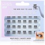 KISS Falscara Wisp изкуствени мигли в сноп с възел Shorty 24 бр
