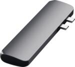 Satechi USB Type-C PRO multiport adapter, HDMI 4K, 2xUSB-C, 2xUSB-A 3.0, microSD, asztroszürke (ST-CMBPM) (ST-CMBPM)