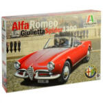 Italeri Italeri: Giulietta Spider 1600 autó makett, 1: 24 (3653s) (3653s)