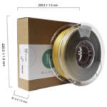 Maertz PLA Silk Tri Color nyomtatószál 1.75mm, 1kg selymesen fényes arany-ezüst-rézszínű (PMMA-1022-004) (PMMA-1022-004)