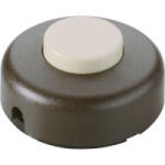 inter Bär 1 pólusú lábkapcsoló, 2 A 250 V/AC, bézs (barna) (5062-509.01)