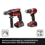 Einhell Karabiner Bit Set 10tlg Bit készlet 1/4 (6.3 mm), PH, PZ, TORX, Hatlap (118623) (118623) - aqua