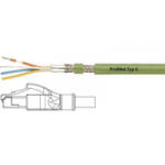 Helukabel RJ45 Hálózat, PROFInet C Összekötőkábel CAT 5e SF/UTP 5.00 m Zöld PUR köpeny, Fonat árnyékolás, Fólia árnyékolás, Hajlékony belső (806413)