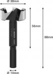 Bosch Forstner fúró 38 mm Teljes hossz 88 mm 1 db (2608901839) (2608901839)