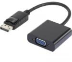 Renkforce DisplayPort - VGA átalakító adapter, 1x DisplayPort dugó - 1x VGA aljzat, aranyozott, fekete, Renkforce (RF-4212174)