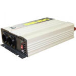 e-ast Szinuszos jellegű inverter, 1200 W, 12 V/DC (11 - 15 V) - 230 V/AC · 5 V/DC USB, e-ast HighPower HPL 1200-D-12 (777-120-12-D-D)