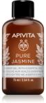 APIVITA Pure Jasmine Shower Gel gel de dus hidratant cu uleiuri esentiale 75 ml