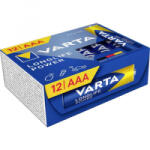 VARTA Longlife Power AAA alkáli mangán mikroelem 1.5V cube pack 12 db (4903121132) (4903121132)