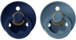 BIBS Colour Natural Rubber Size 2: 6+ months биберон Deep Space / Petrol 2 бр