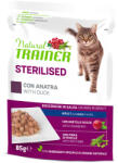 Natural Trainer 24x85g Natural Trainer Adult Sterilised nedves macskatáp - Lazac