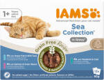 Iams 12x85g IAMS Advanced Nutrition Grain Free Sea Collection szószban nedves macskatáp