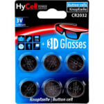 HyCell Gombelem CR 2032 Lítium HyCell CR2032 200 mAh 3 V 6 db (1516-0026) - aqua