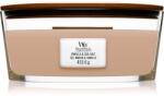 WoodWick Vanilla & Sea Salt ароматна свещ с дървен фитил (hearthwick) 453.6 гр